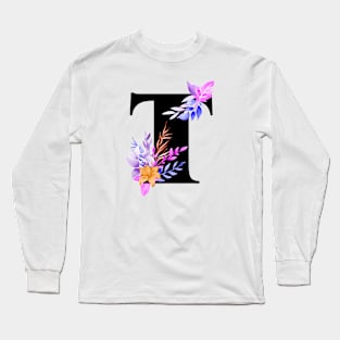 Capital letter T Long Sleeve T-Shirt